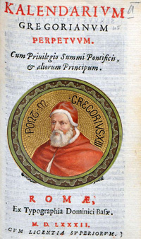 04 10 1582 papez Gregor koledar
