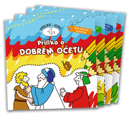 Stiri Jezusove prilike pobarvanke